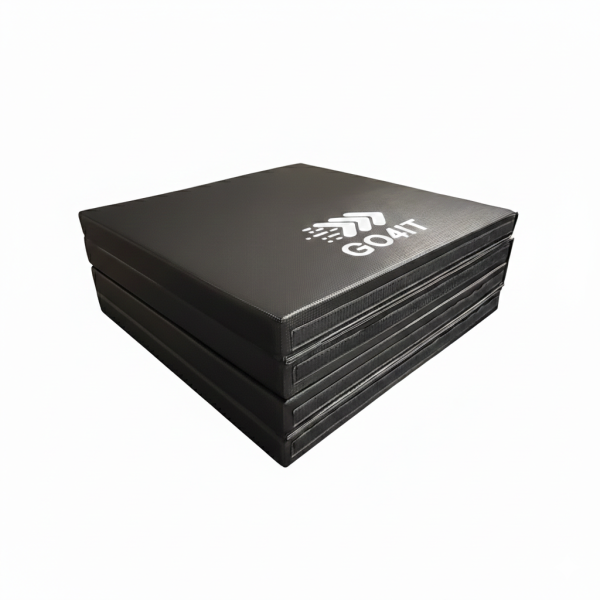 Materac gimnastyczny składany czarny 240x60x5 GO4IT