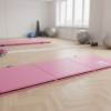 Materac gimnastyczny składany różowy 180x60x5 GO4IT