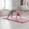 Materac gimnastyczny składany różowy 180x60x5 GO4IT