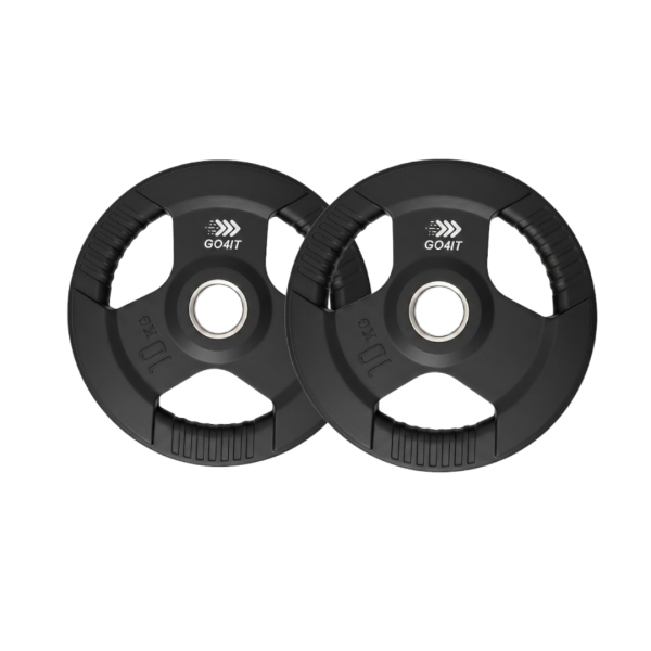 Zestaw obciążeń olimpijskich 157,5kg | 51mm | żeliwne ogumowane GO4IT