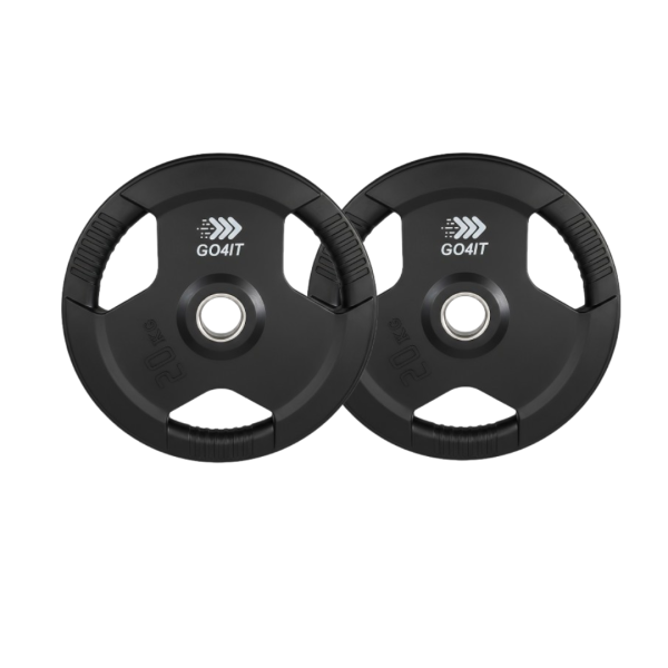 Zestaw obciążeń olimpijskich 157,5kg | 51mm | żeliwne ogumowane GO4IT