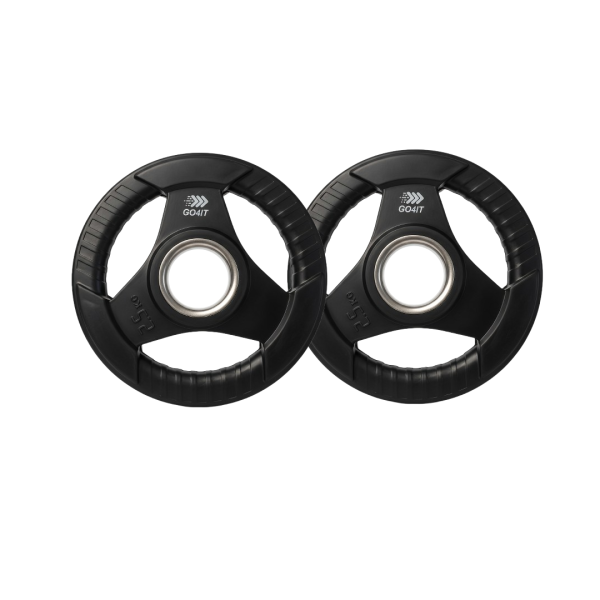 Zestaw obciążeń olimpijskich 157,5kg | 51mm | żeliwne ogumowane GO4IT