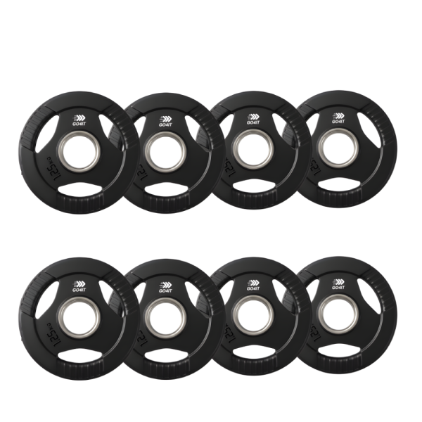Zestaw obciążeń olimpijskich 30kg | 51mm | żeliwne ogumowane GO4IT